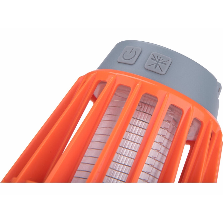 Extol - Candeeiro portátil LED com armadilha de insetos LED/3W/2000 mAh/3,7V IPX6