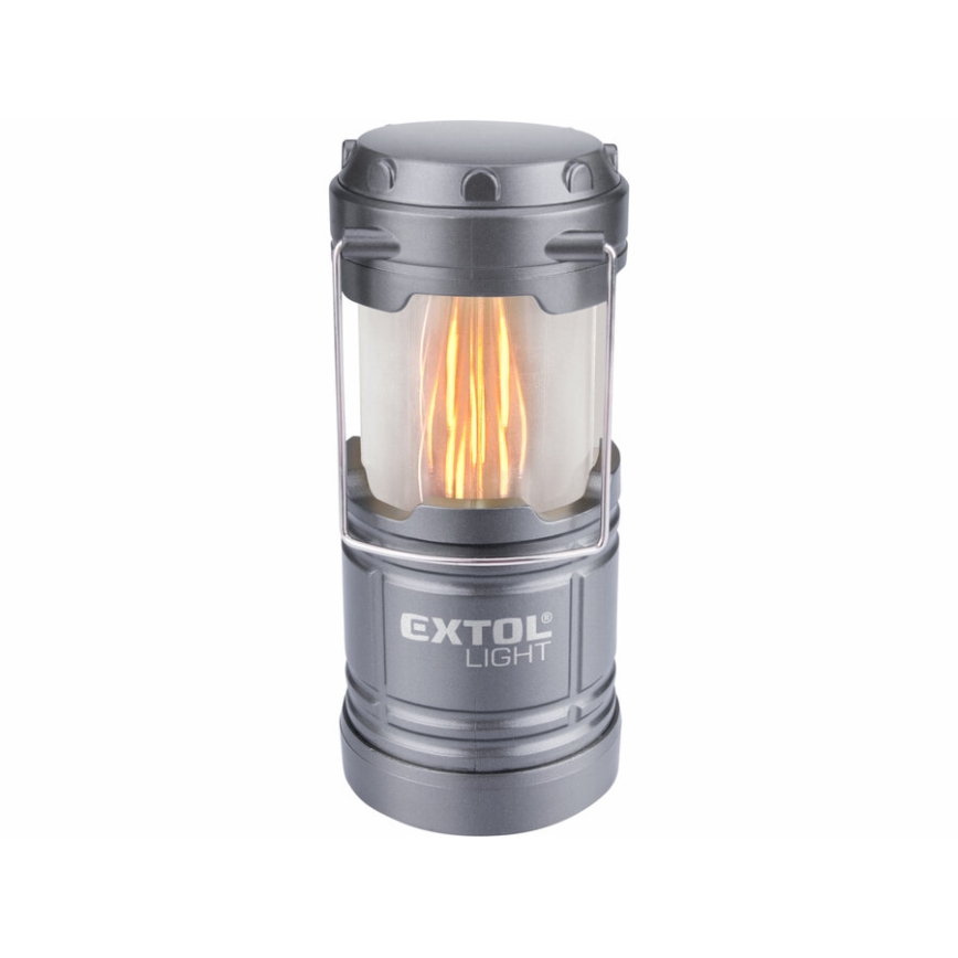 Extol - Candeeiro portátil LED LED/3xAA cinzento
