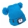 Extol - Gorro com uma lanterna de cabeça e carregador USB 250 mAh azul com pompoms tamanho infantil