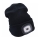 Extol - Gorro com uma lanterna de cabeça e carregador USB 300 mAh preto tamanho UNI