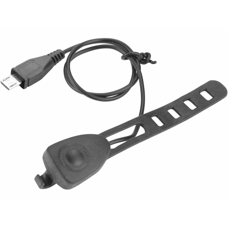 Extol - Lanterna de bicicleta recarregável com uma buzina LED/5W/1200mAh/3,7V IPX4