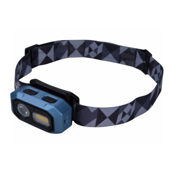Extol - Lanterna de cabeça LED com sensor LED/1400 mAh/3,7V IPX4