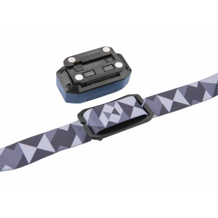 Extol - Lanterna de cabeça LED com sensor LED/1400 mAh/3,7V IPX4