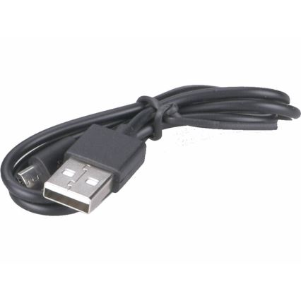 Extol - Lanterna de cabeça LED com sensor LED/3W/1200 mAh/3,7V laranja/preto