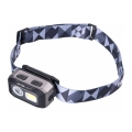 Extol - Lanterna de cabeça LED com um sensor LED/1000 mAh/3,7V/3xAAA IPX4