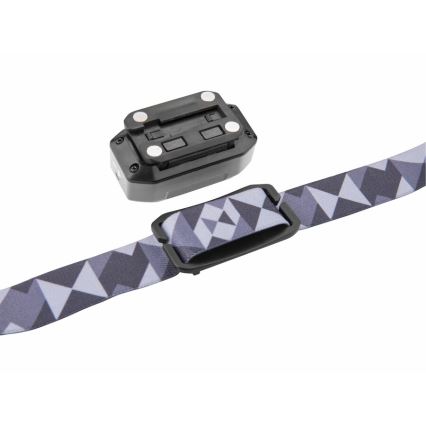 Extol - Lanterna de cabeça LED com um sensor LED/1000 mAh/3,7V/3xAAA IPX4