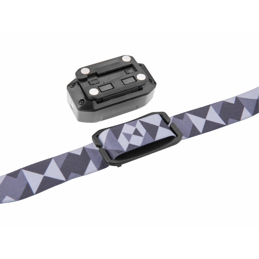 Extol - Lanterna de cabeça LED com um sensor LED/1000 mAh/3,7V/3xAAA IPX4