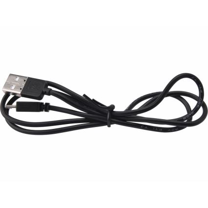 Extol - Lanterna de cabeça LED LED/10W/2400 mAh/3,7V preto/vermelho