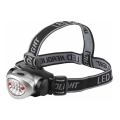 Extol - Lanterna de cabeça LED LED/3xAAA preta/prateada