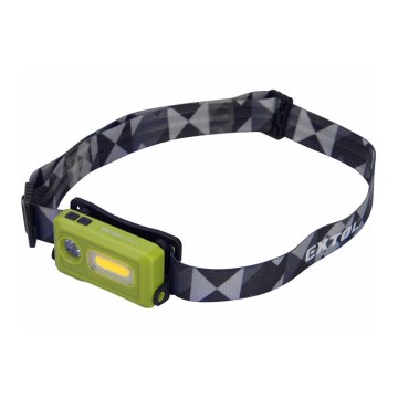 Extol - Lanterna de cabeça LED LED/500 mAh/3.7V IPX4