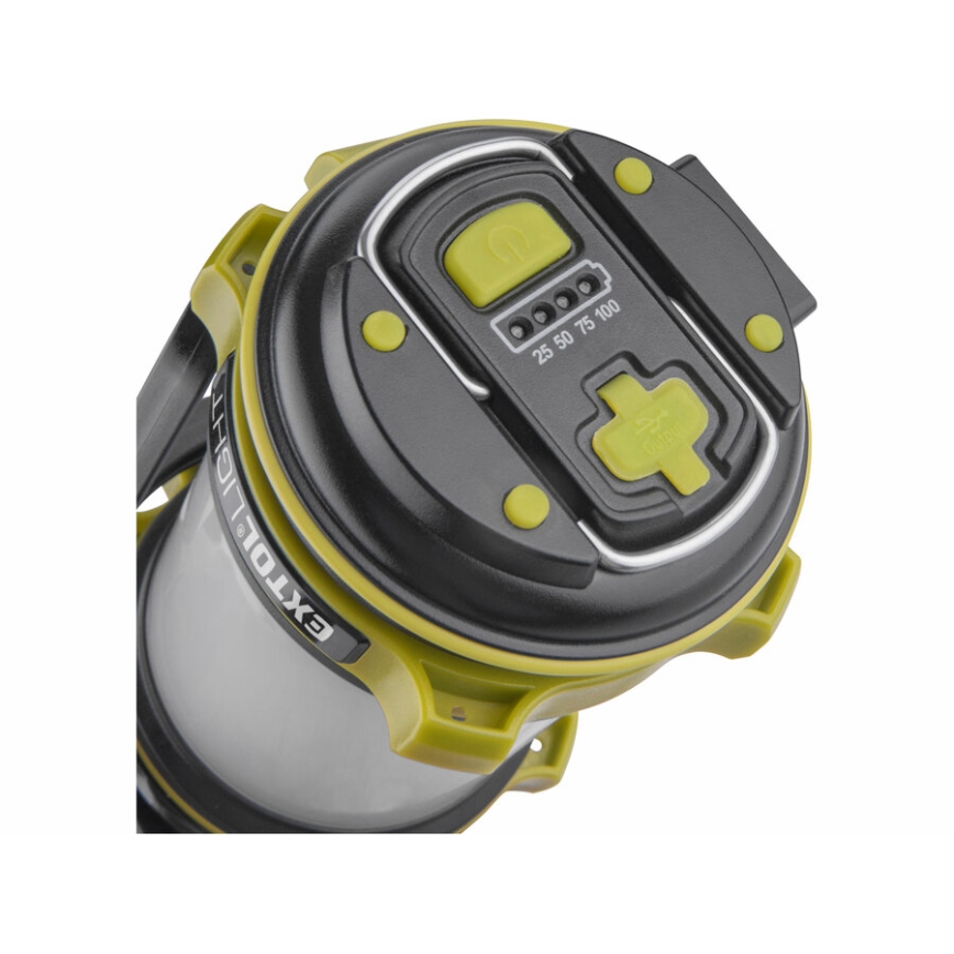 Extol - Lanterna LED regulável com powerbank LED/2600 mAh/3,7V IPX4