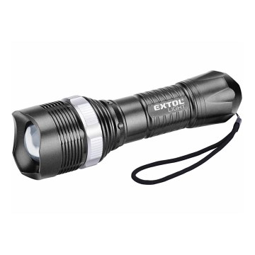 Extol - Lanterna LED LED/1W/3xAA preto