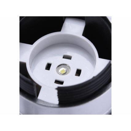 Extol - Lanterna LED LED/1W/3xAA preto