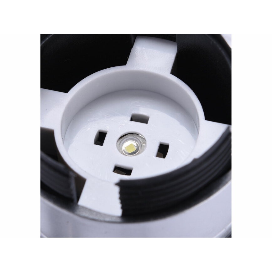 Extol - Lanterna LED LED/1W/3xAA preto