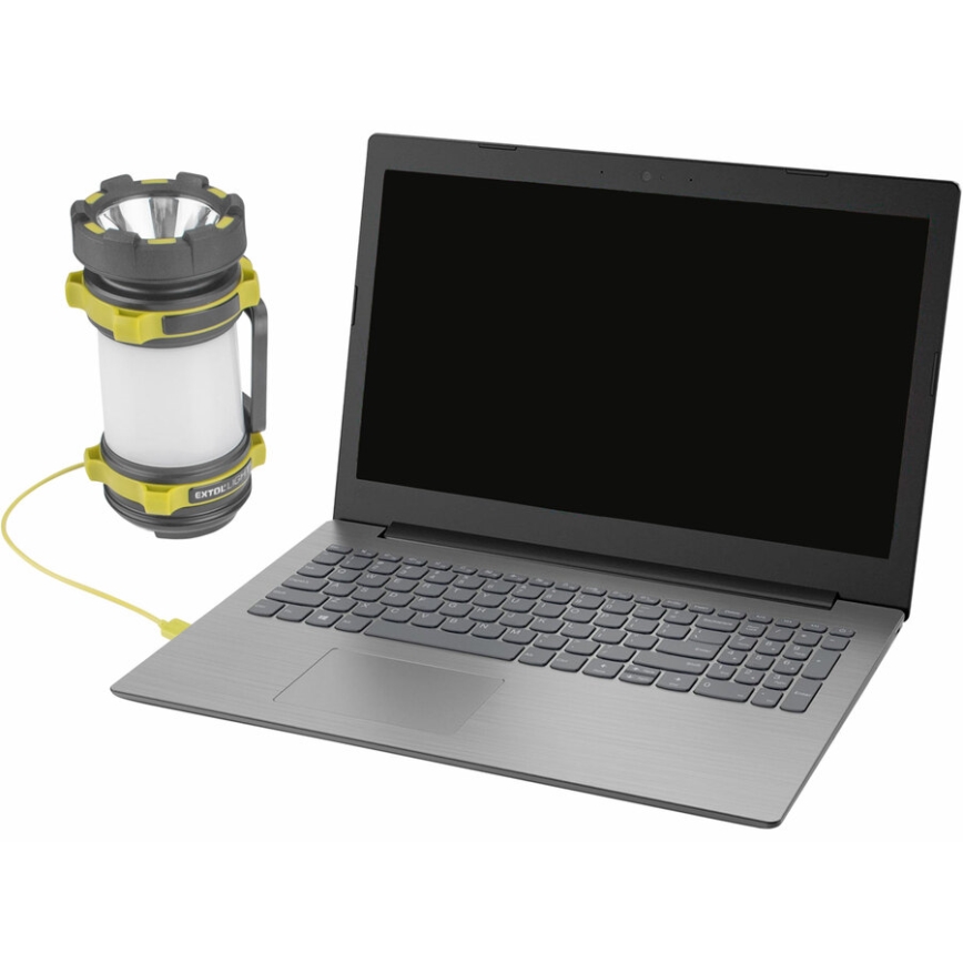 Extol - Lanterna LED regulável com power bank LED/2600 mAh/3,7V IPX4