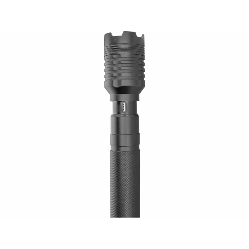 Extol - Lanterna recarregável LED com uma powerbank LED/60W/4000 mAh/5V 4000 lm preto