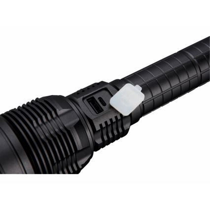 Extol - Lanterna regulável LED com power bank LED/60W/10000 mAh 8000 lm IPX4 preto