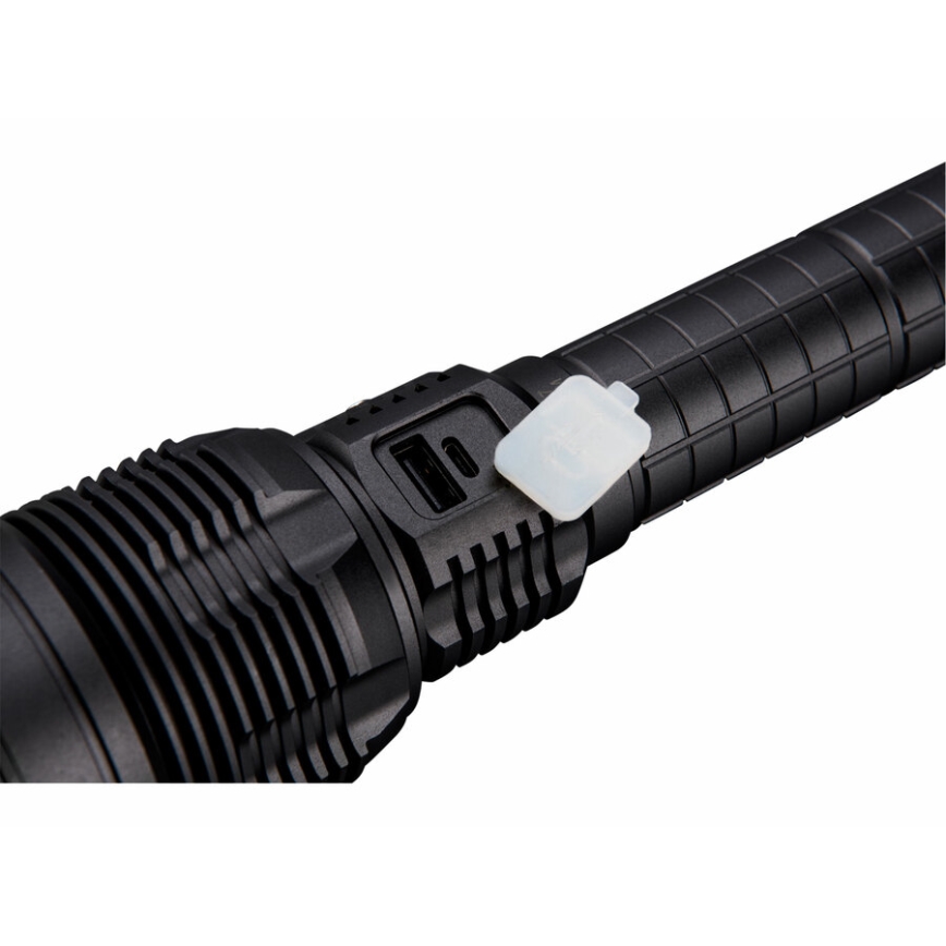 Extol - Lanterna regulável LED com power bank LED/60W/10000 mAh 8000 lm IPX4 preto