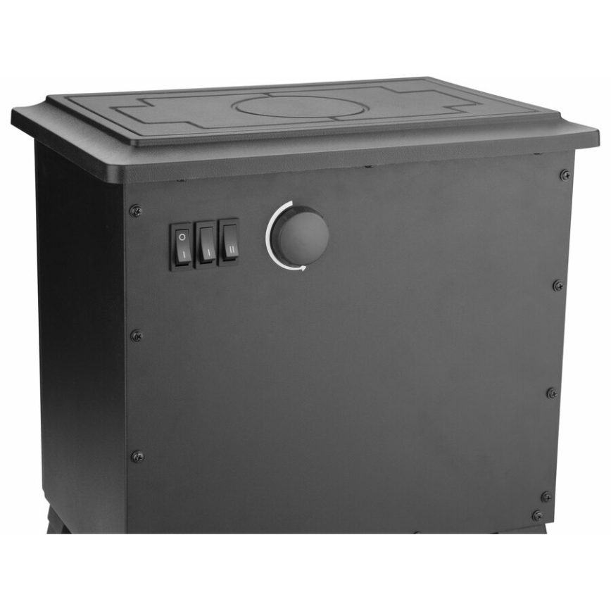 Extol - Lareira elétrica LED com aquecimento LED/1800W/230V 40,6x35,5 cm
