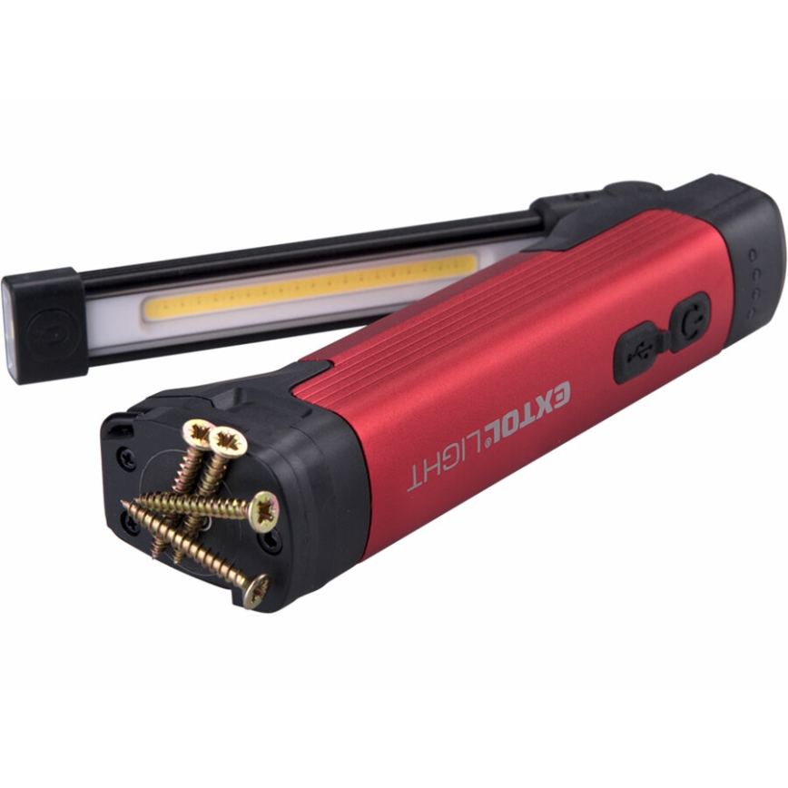 Extol - LED Iluminação de trabalho recarregável com regulação LED/3,7V 2600mAh IPX4