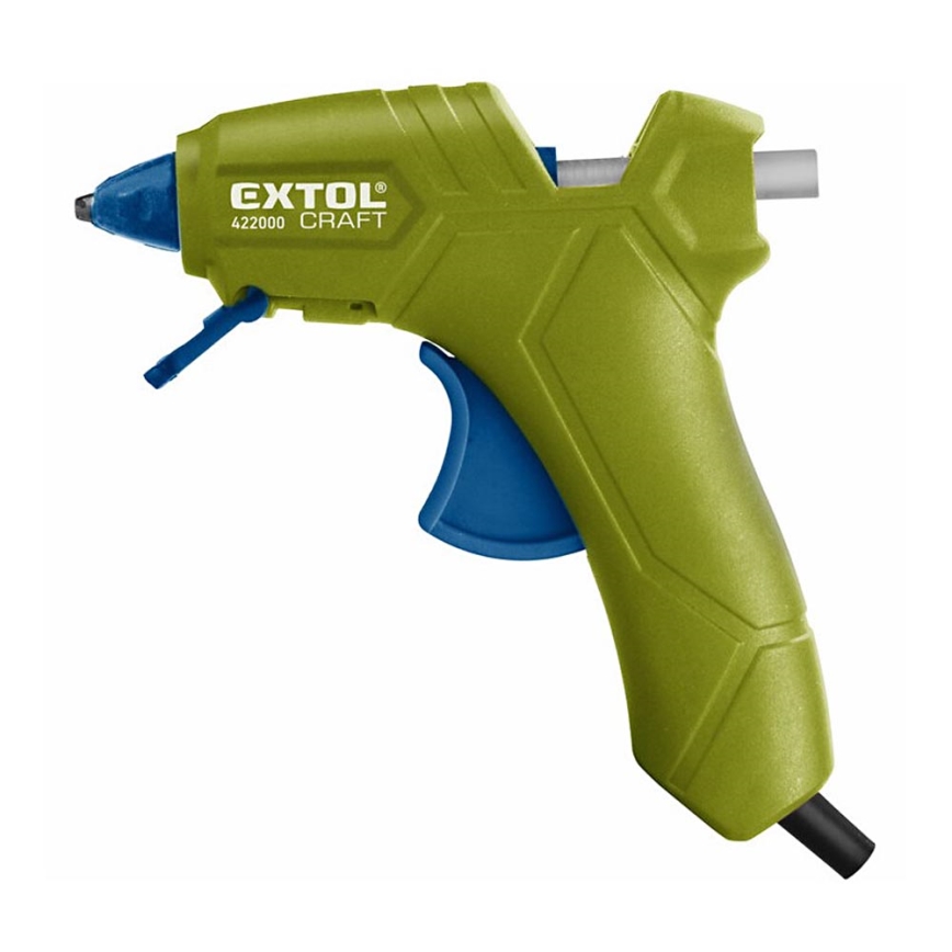 Extol - Pistola de cola quente 70W/230V verde/azul