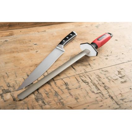 Extol Premium - Aço de afiar com uma camada de pó de diamante 26 cm P400