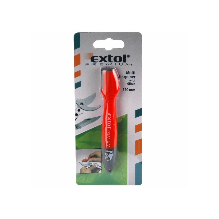 Extol Premium - Afiador universal com lata de óleo de 120 mm