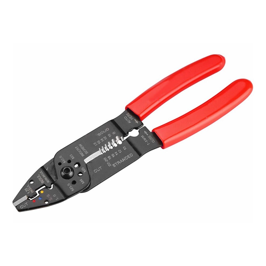 Extol Premium - Alicate de pressão/cravar para conectores 215 mm