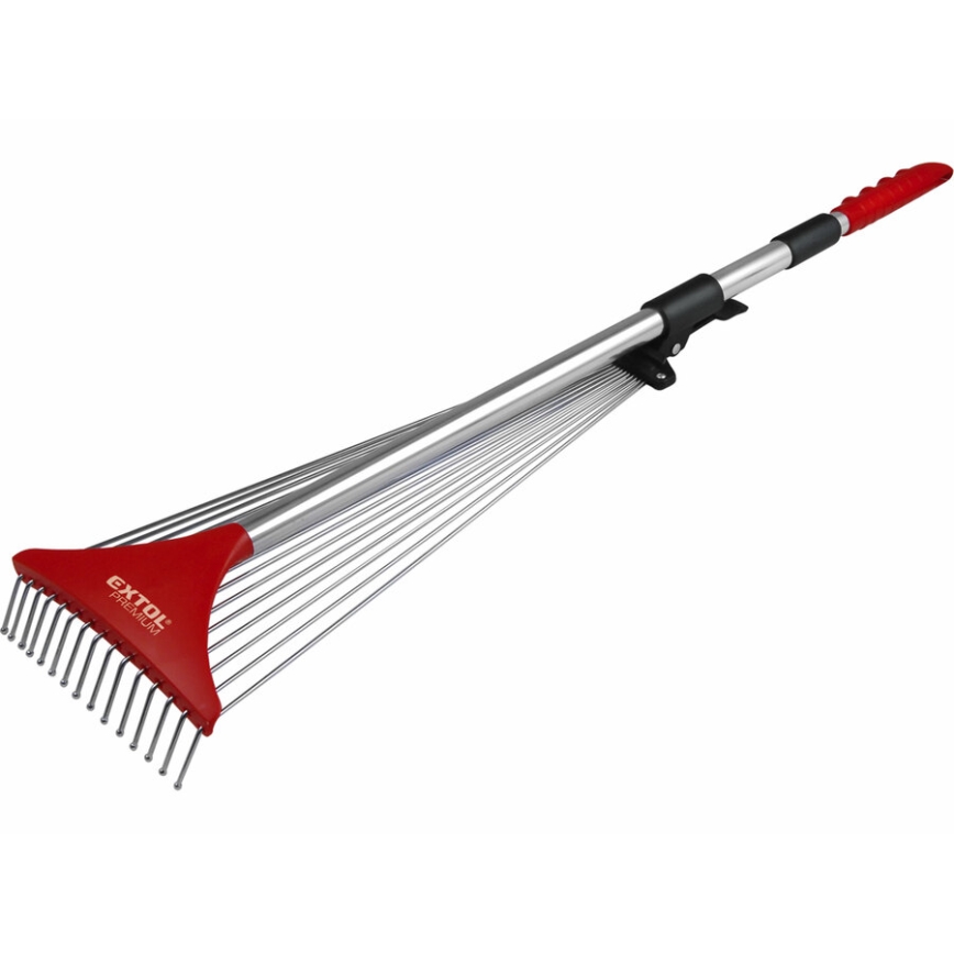 Extol Premium - Ancinho regulável com cabo telescópico 80-158 cm