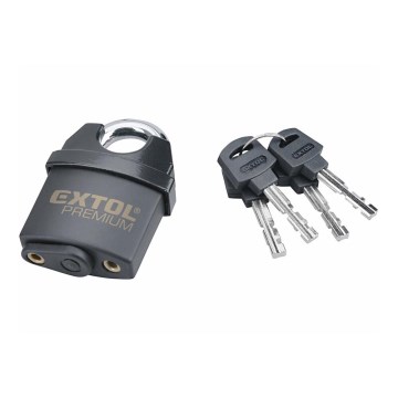 Extol Premium - Cadeado à prova de água 50 mm preto