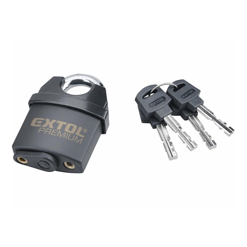 Extol Premium - Cadeado à prova de água 50 mm preto
