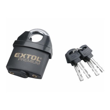 Extol Premium - Cadeado impermeável 60 mm preto