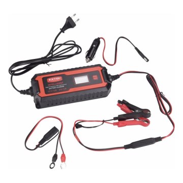Extol Premium - Carregador de bateria do carro 9 fases 6/12V 4A IP65