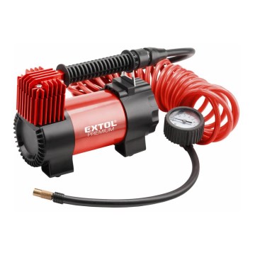Extol Premium - Compressor automóvel 12V com saco e acessórios