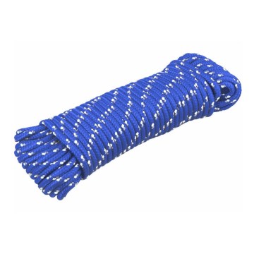 Extol Premium - Corda trançada de polipropileno 4mm x 20m azul