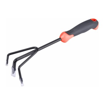 Extol Premium - Cultivador de jardinagem com três dentes de 32 cm