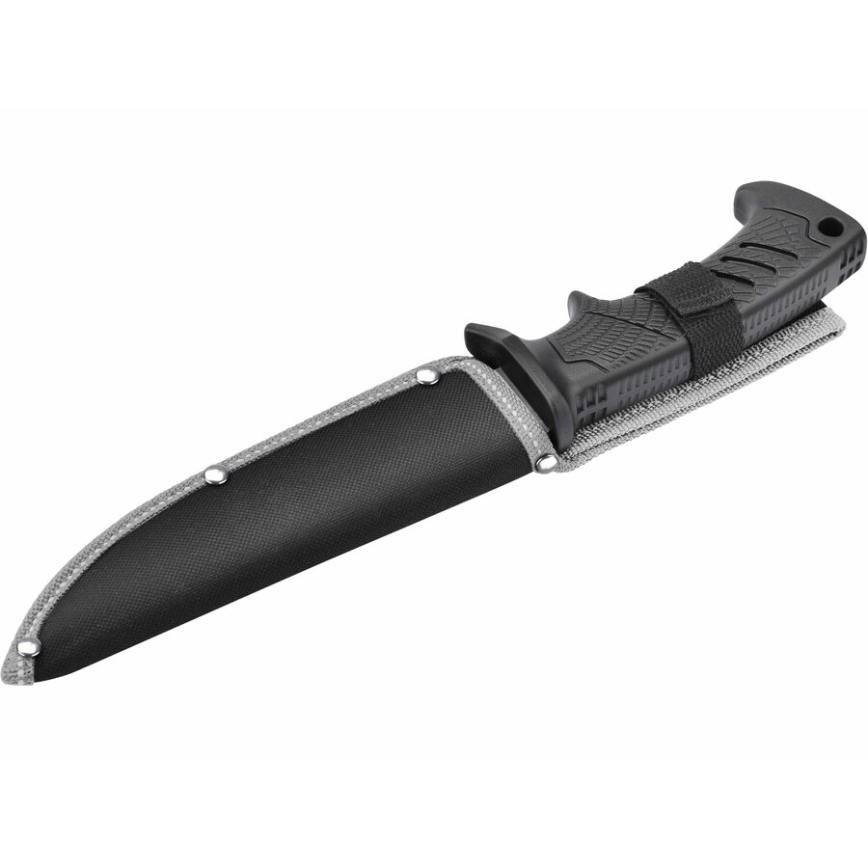 Extol Premium - Faca de caça preto/aço inoxidável 14,5 cm
