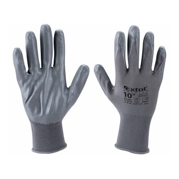 Extol Premium - Luvas de trabalho tamanho 10'' cinzento