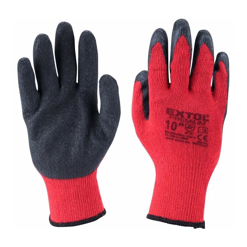 Extol Premium - Luvas de trabalho tamanho 10'' vermelho/cinzento