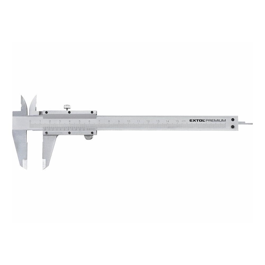 Extol Premium - Medida de metal deslizante 0-150 mm