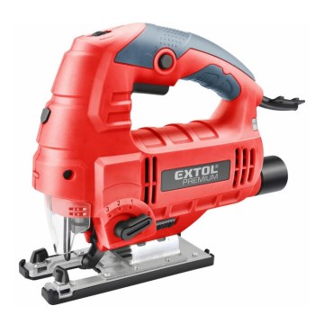 Extol Premium - Serrote de recortes com um laser e iluminação LED 800W/230V