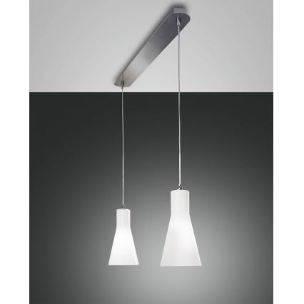 Fabas 2753/46/138 - Candelabro num fio DIANA 2xE27/60W/230V