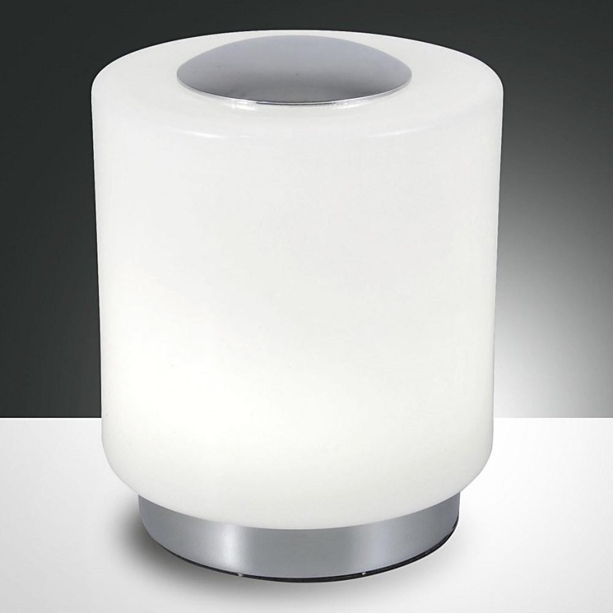 Fabas Luce 3257-30-138 - LED Candeeiro de mesa táctil com regulação SIMI LED/8W/230V prateado