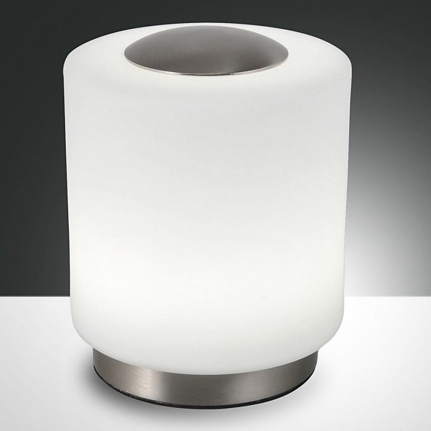 Fabas Luce 3257-30-178 - Candeeiro de mesa LED com regulação SIMI LED/8W/230V cromado mate