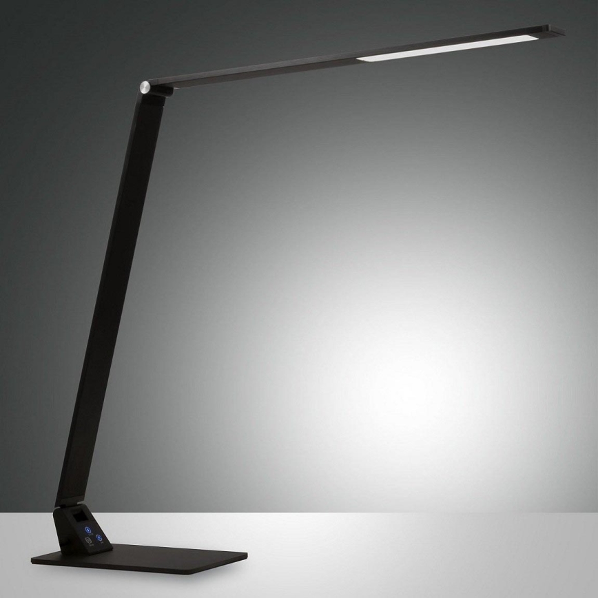 Fabas Luce 3265-30-101 - Candeeiro de mesa LED com regulação WASP LED/12W/230V 3000/4000/5000K preto
