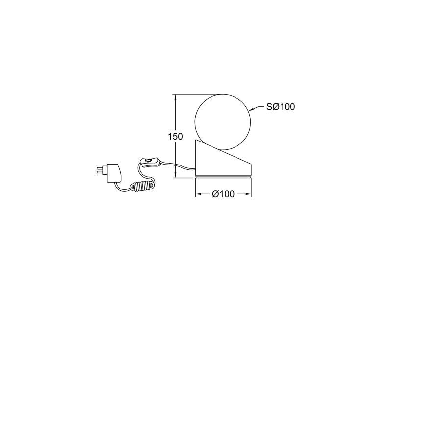 Fabas Luce 3360-30-102 - LED Candeeiro de mesa táctil com regulação GRAVITY LED/5W/230V branco