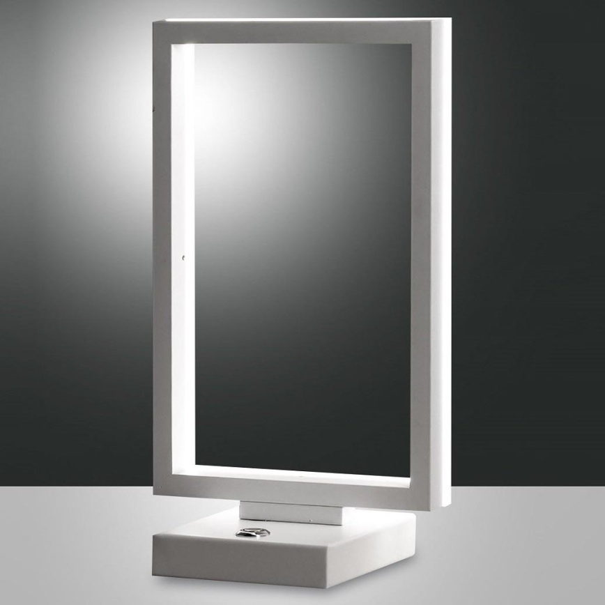 Fabas Luce 3394-30-102 - Candeeiro de mesa LED com regulação BARD LED/15W/230V branco