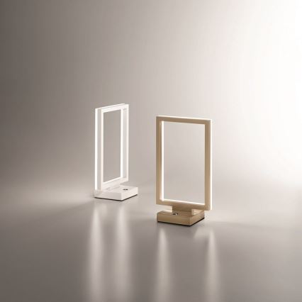 Fabas Luce 3394-30-102 - Candeeiro de mesa LED com regulação BARD LED/15W/230V branco