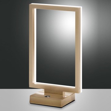 Fabas Luce 3394-30-225 - Candeeiro de mesa LED com regulação BARD LED/15W/230V dourada