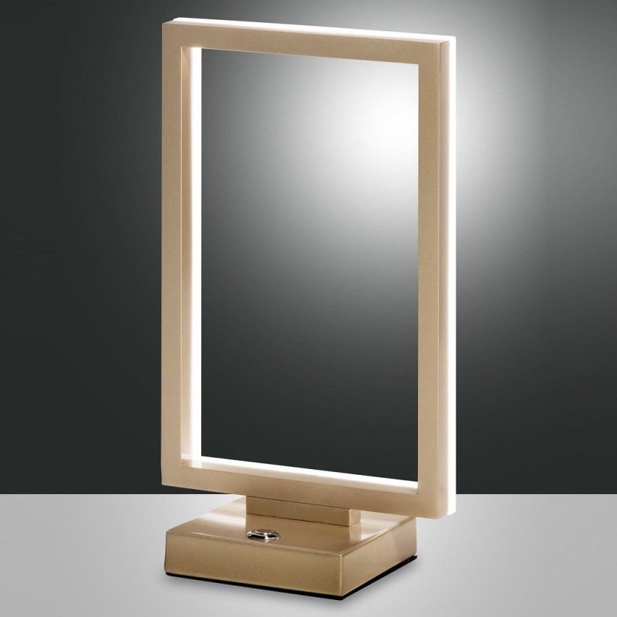 Fabas Luce 3394-30-225 - Candeeiro de mesa LED com regulação BARD LED/15W/230V dourada